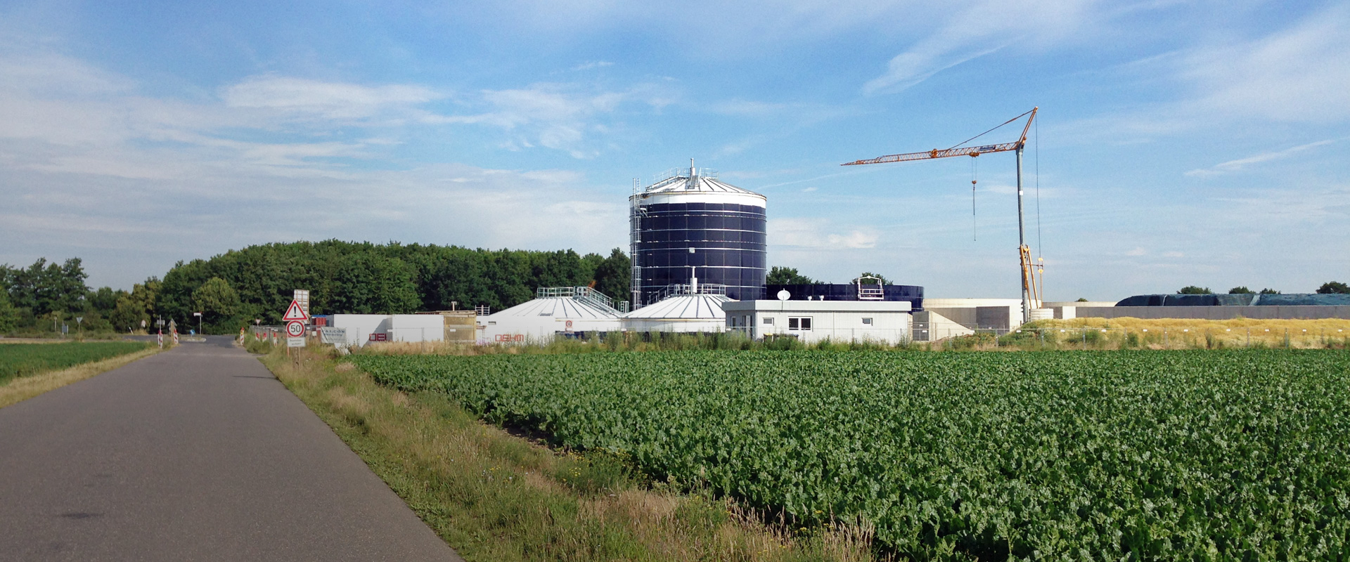 Production de biogaz à Bergheim